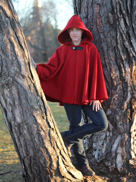 Wool poncho